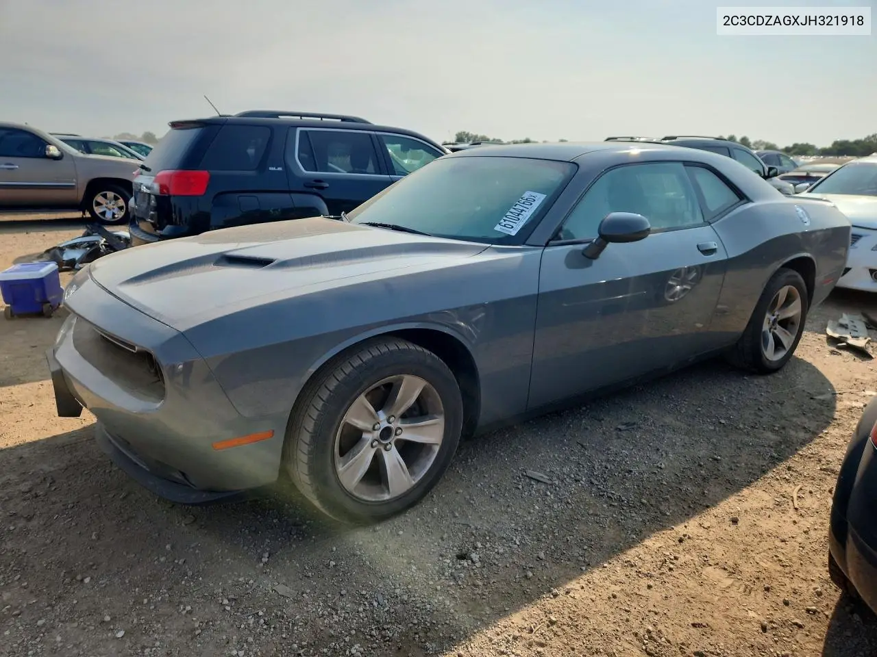 2018 Dodge Challenger Sxt VIN: 2C3CDZAGXJH321918 Lot: 61044766