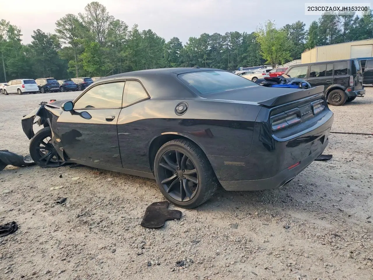 2018 Dodge Challenger Sxt VIN: 2C3CDZAGXJH153200 Lot: 61614226
