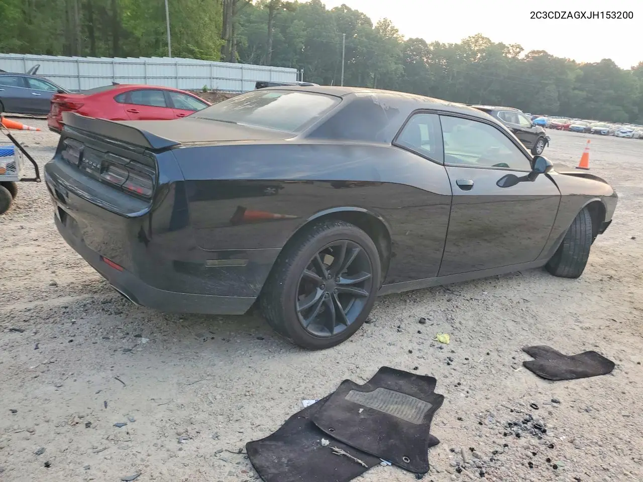 2018 Dodge Challenger Sxt VIN: 2C3CDZAGXJH153200 Lot: 61614226