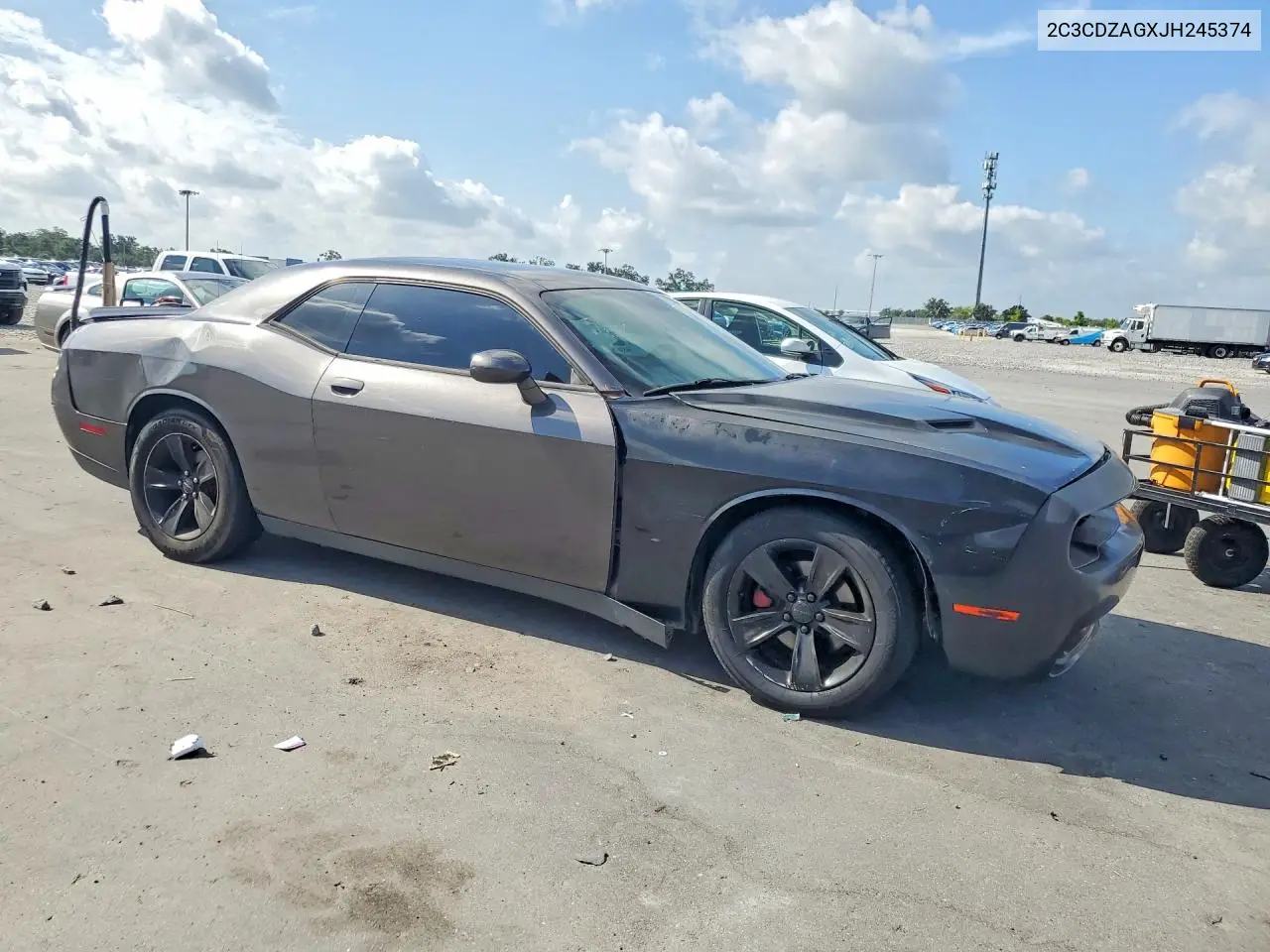 2018 Dodge Challenger Sxt VIN: 2C3CDZAGXJH245374 Lot: 61899306