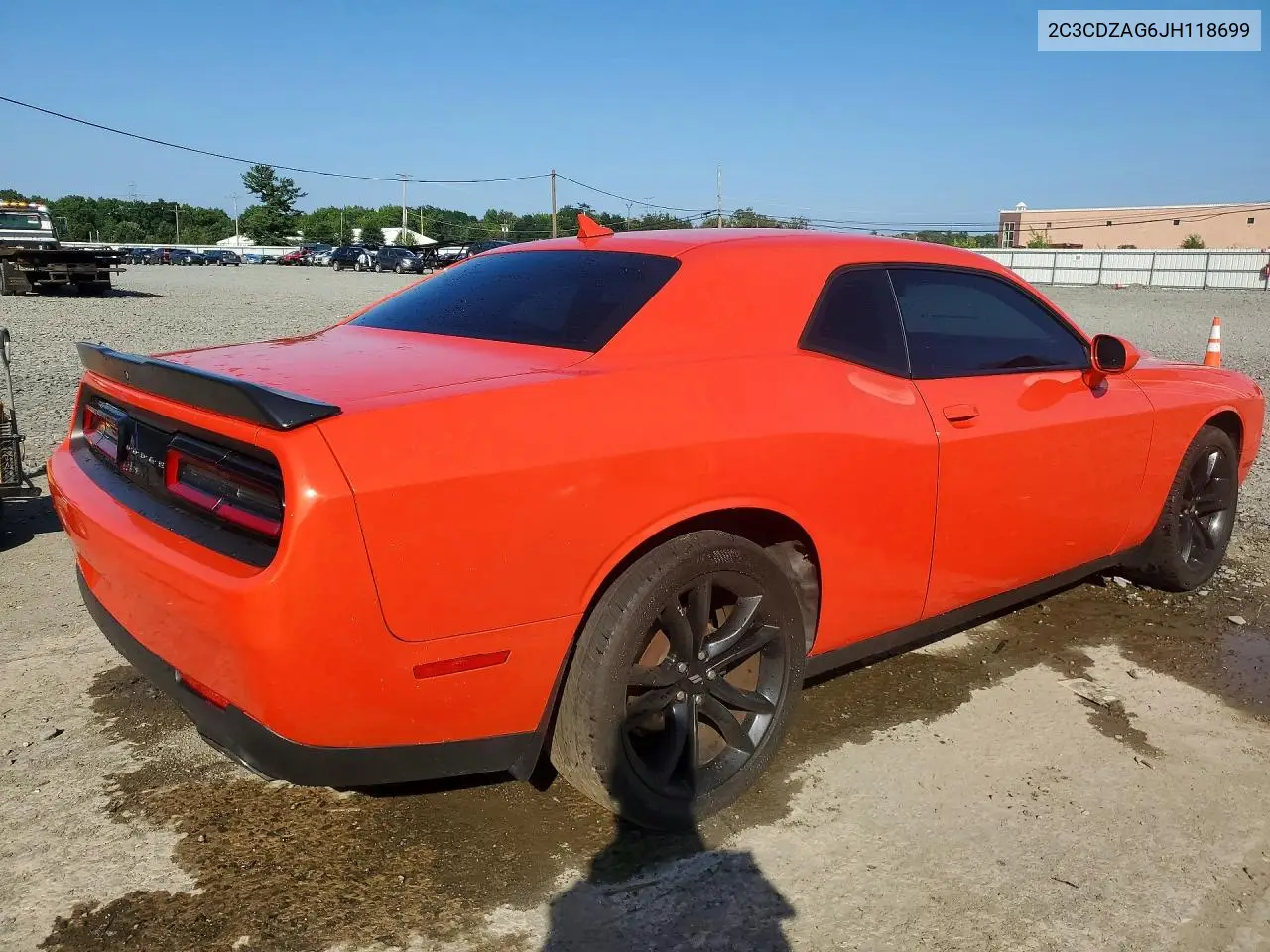 2018 Dodge Challenger Sxt VIN: 2C3CDZAG6JH118699 Lot: 61906246