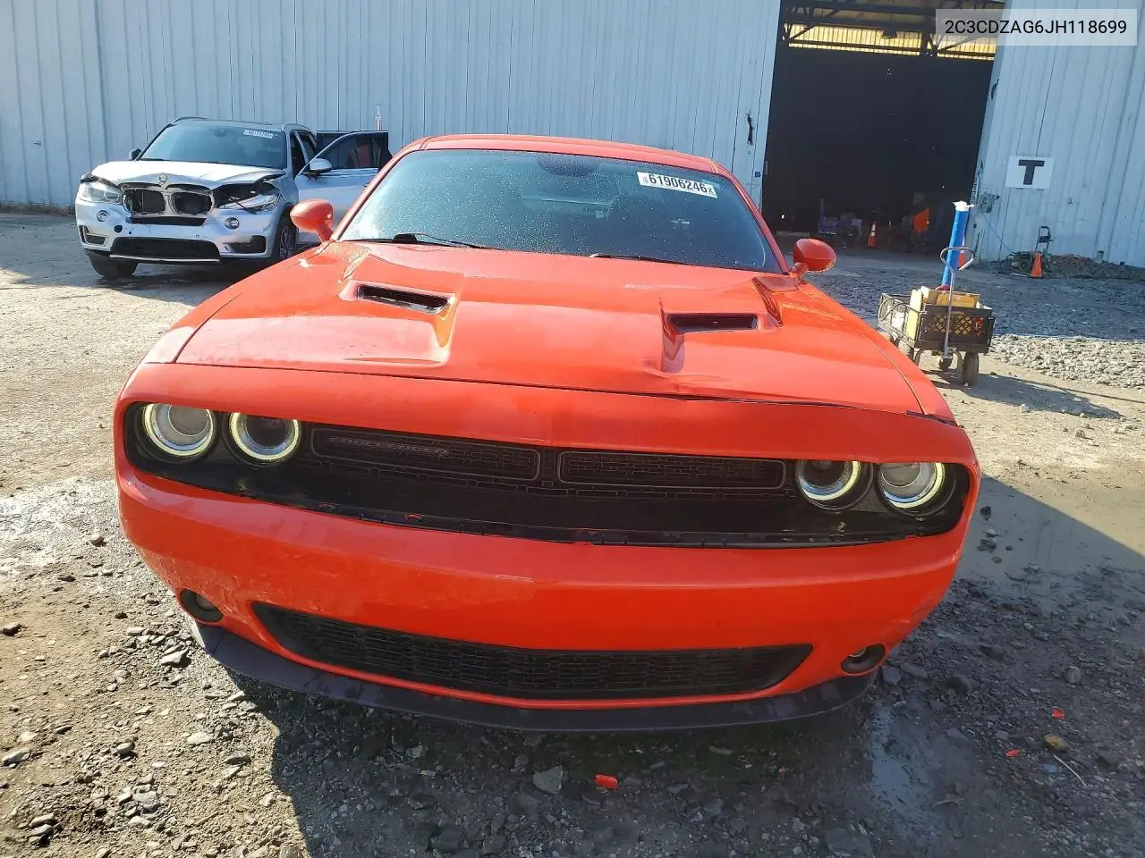 2018 Dodge Challenger Sxt VIN: 2C3CDZAG6JH118699 Lot: 61906246