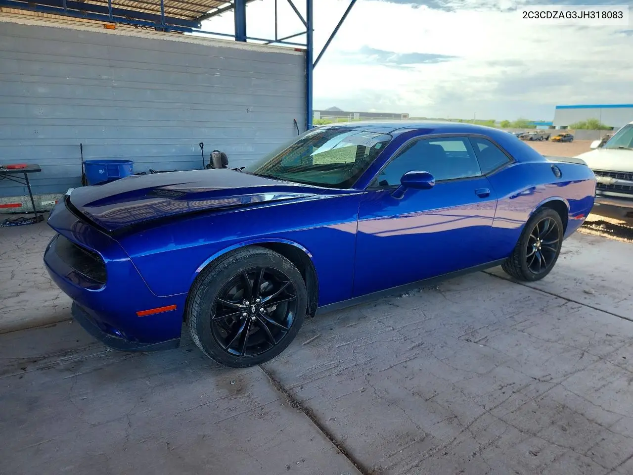 2018 Dodge Challenger Sxt VIN: 2C3CDZAG3JH318083 Lot: 62017726