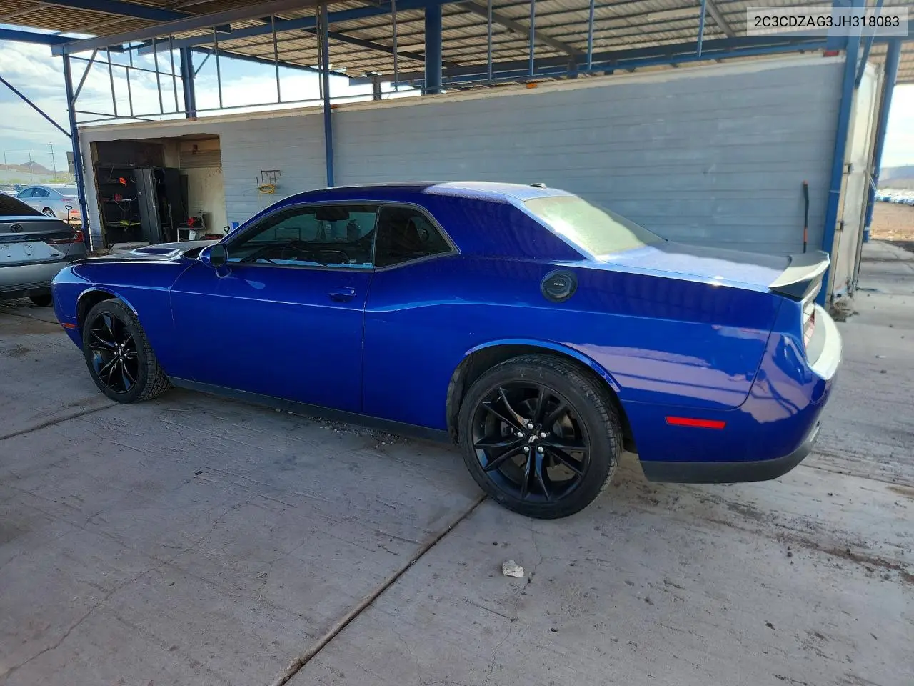 2018 Dodge Challenger Sxt VIN: 2C3CDZAG3JH318083 Lot: 62017726