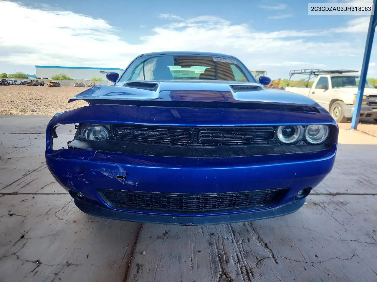 2018 Dodge Challenger Sxt VIN: 2C3CDZAG3JH318083 Lot: 62017726
