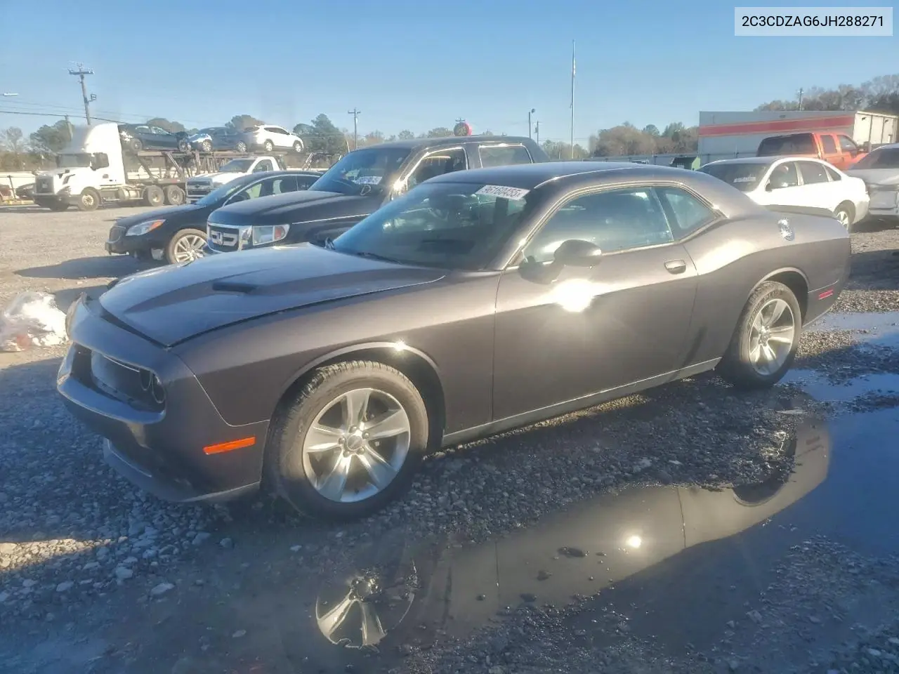 2C3CDZAG6JH288271 2018 Dodge Challenger Sxt