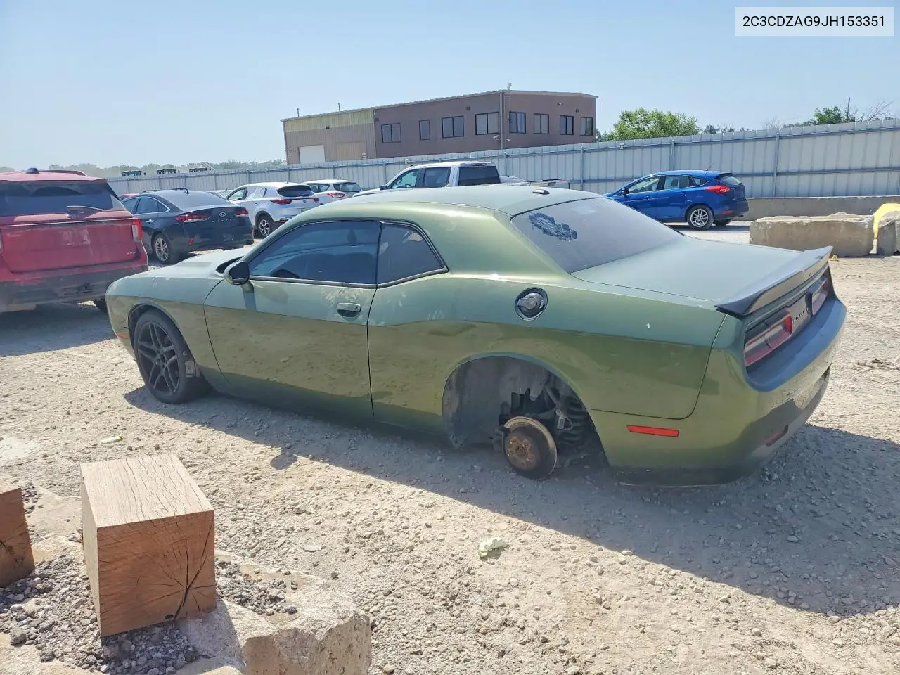 2018 Dodge Challenger Sxt VIN: 2C3CDZAG9JH153351 Lot: 85604095