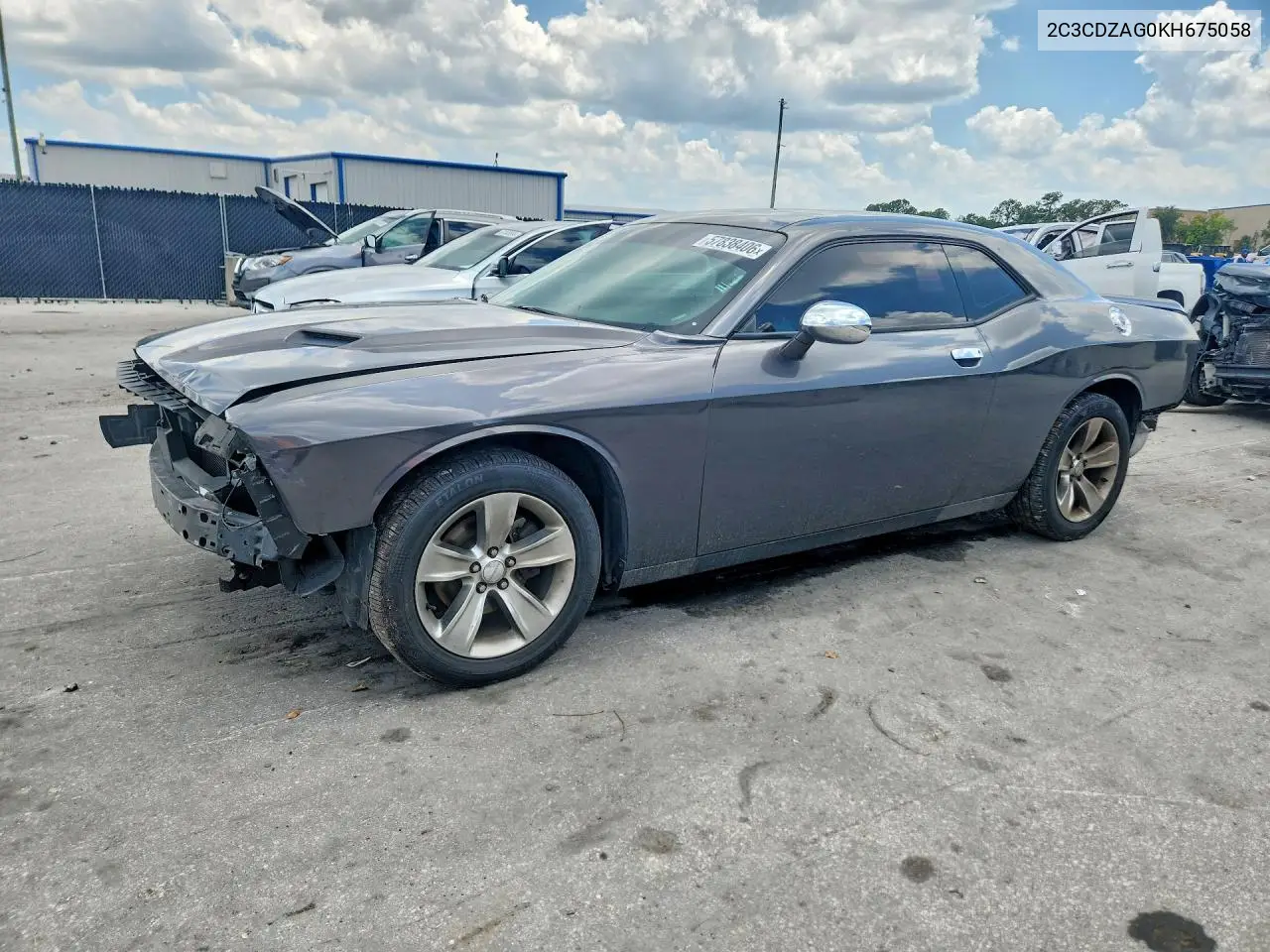 2019 Dodge Challenger Sxt VIN: 2C3CDZAG0KH675058 Lot: 57838406