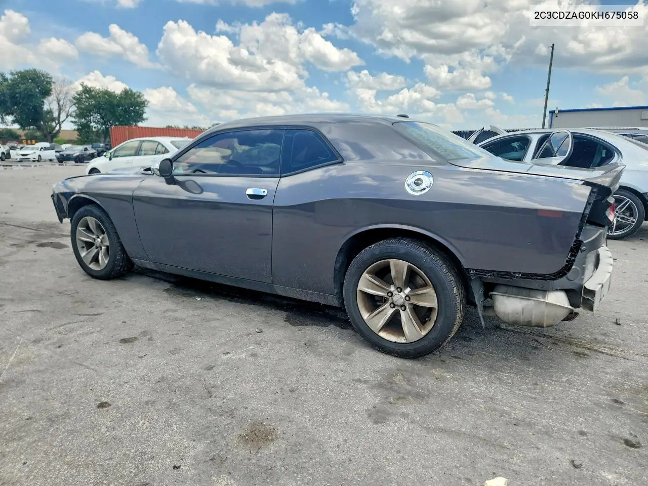 2019 Dodge Challenger Sxt VIN: 2C3CDZAG0KH675058 Lot: 57838406