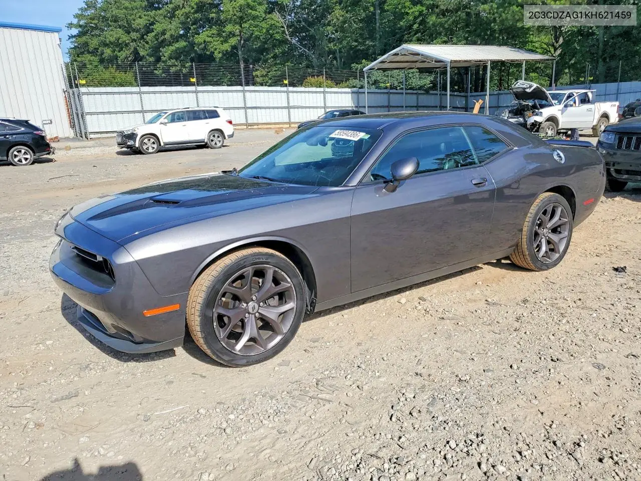 2019 Dodge Challenger Sxt VIN: 2C3CDZAG1KH621459 Lot: 58594386