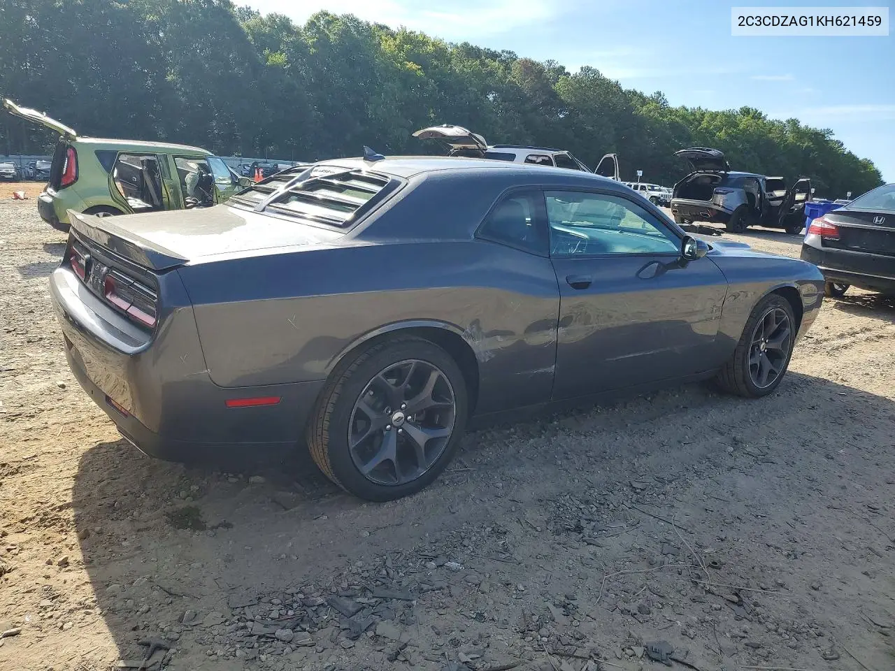 2019 Dodge Challenger Sxt VIN: 2C3CDZAG1KH621459 Lot: 58594386
