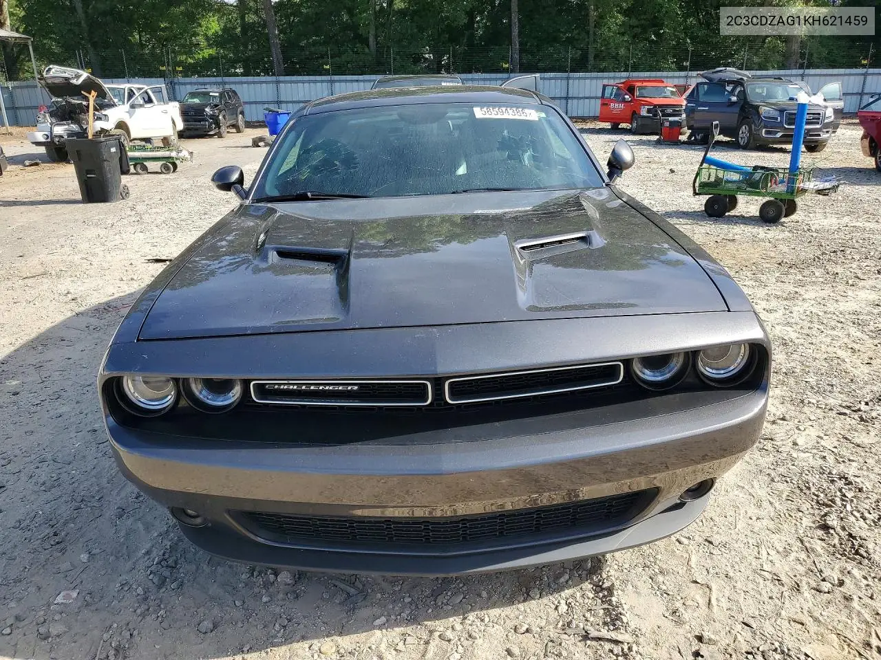 2019 Dodge Challenger Sxt VIN: 2C3CDZAG1KH621459 Lot: 58594386