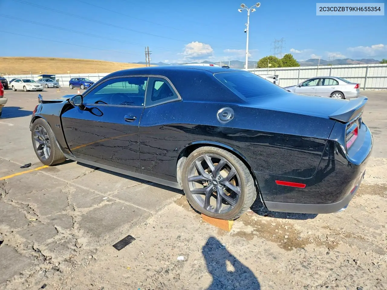2019 Dodge Challenger R/T VIN: 2C3CDZBT9KH655354 Lot: 59346616