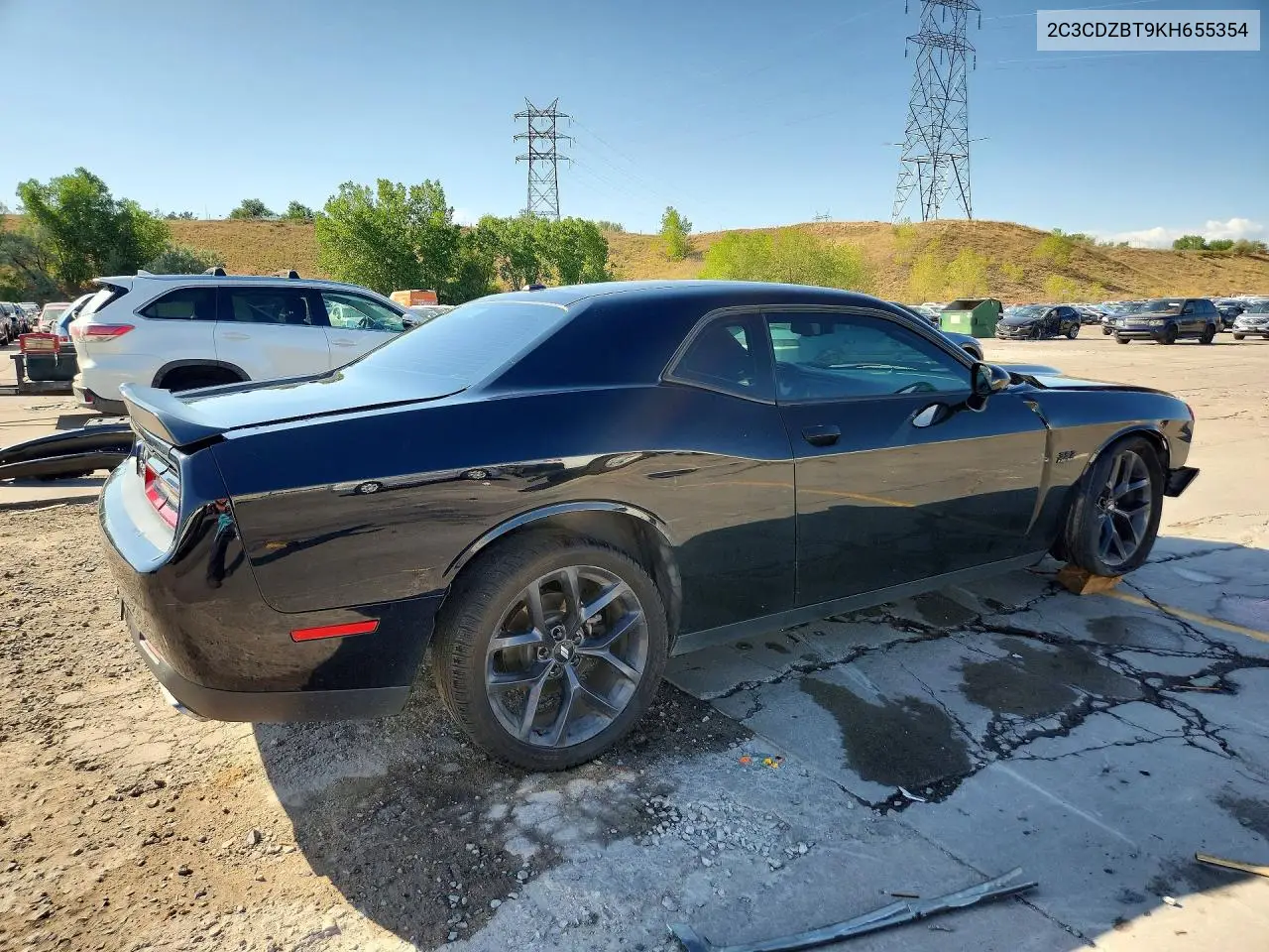 2019 Dodge Challenger R/T VIN: 2C3CDZBT9KH655354 Lot: 59346616