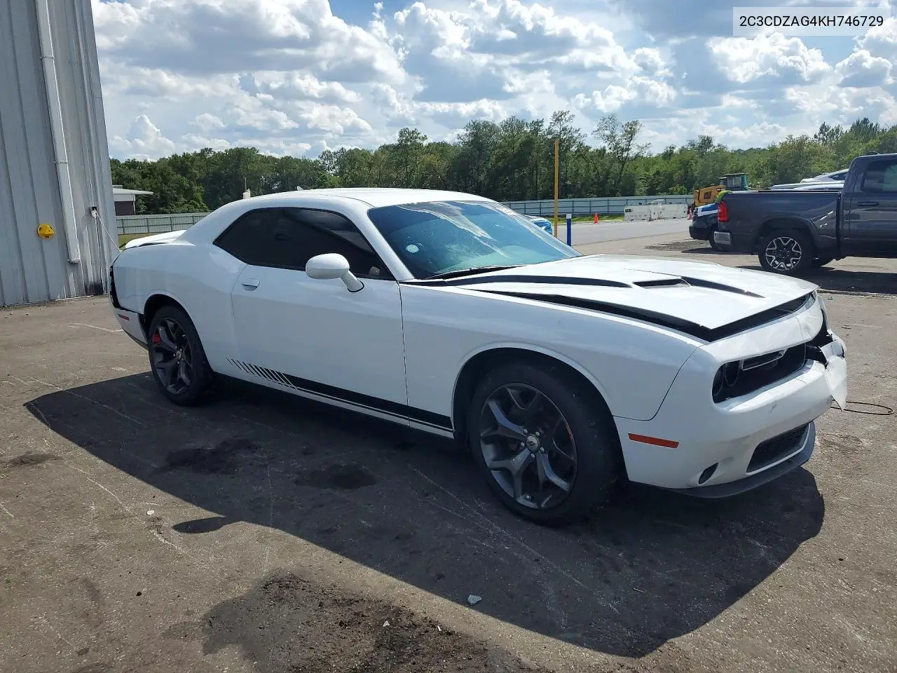 2019 Dodge Challenger Sxt VIN: 2C3CDZAG4KH746729 Lot: 59744336