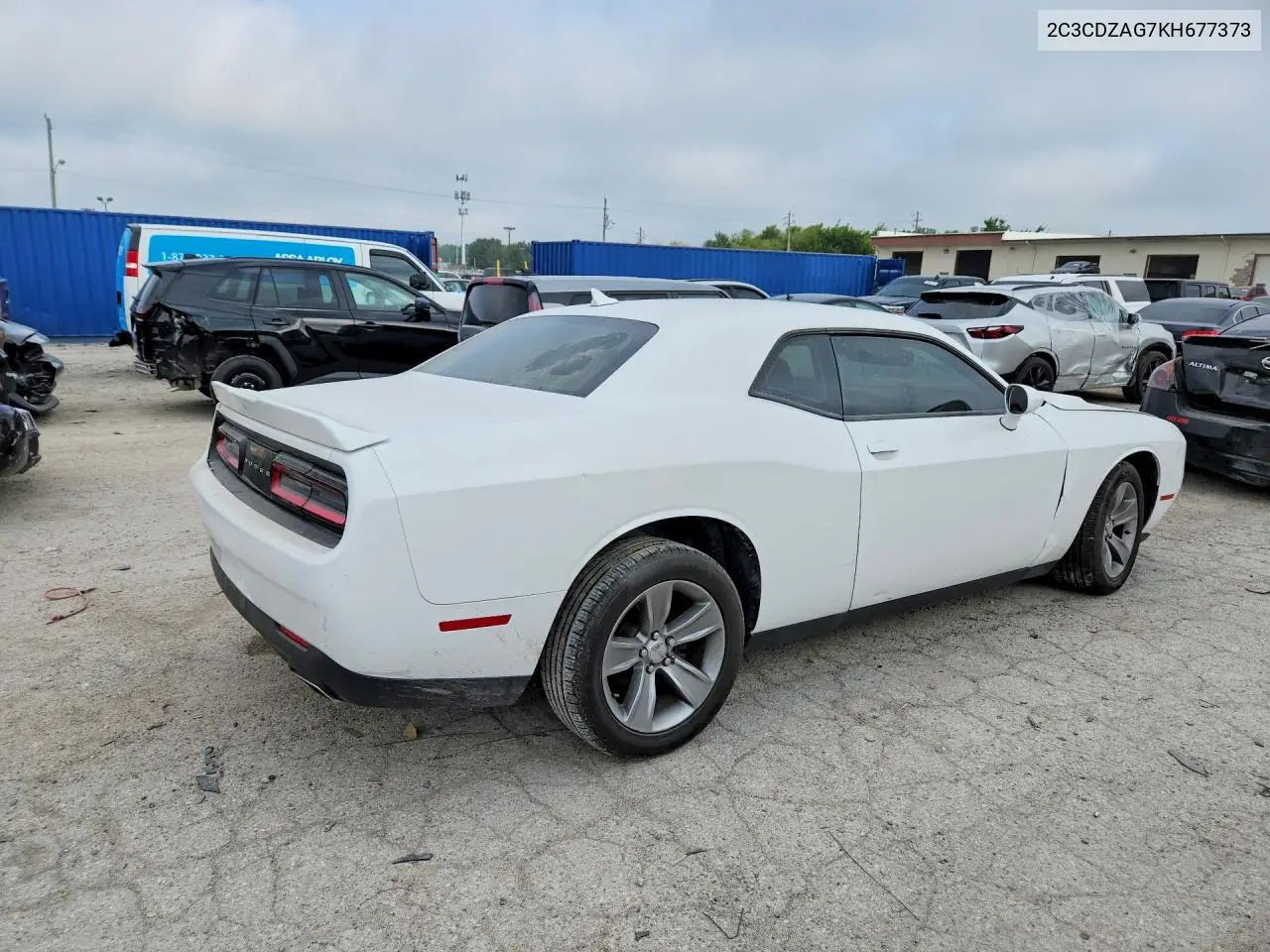 2019 Dodge Challenger Sxt VIN: 2C3CDZAG7KH677373 Lot: 60149896