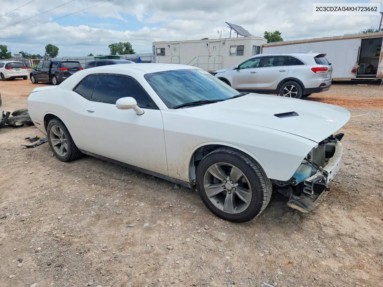 2019 Dodge Challenger Sxt VIN: 2C3CDZAG4KH723662 Lot: 60633226