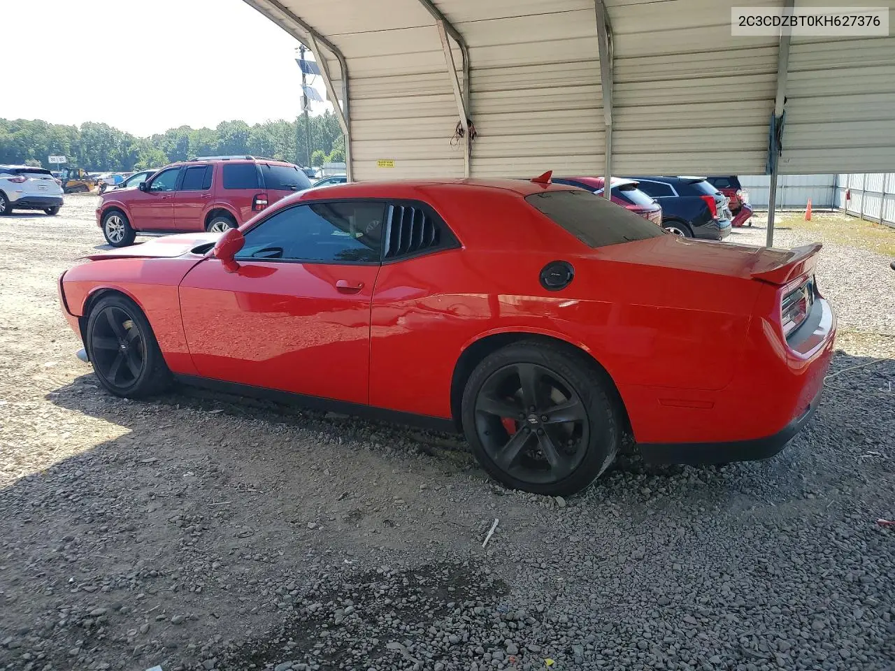 2019 Dodge Challenger R/T VIN: 2C3CDZBT0KH627376 Lot: 61146186