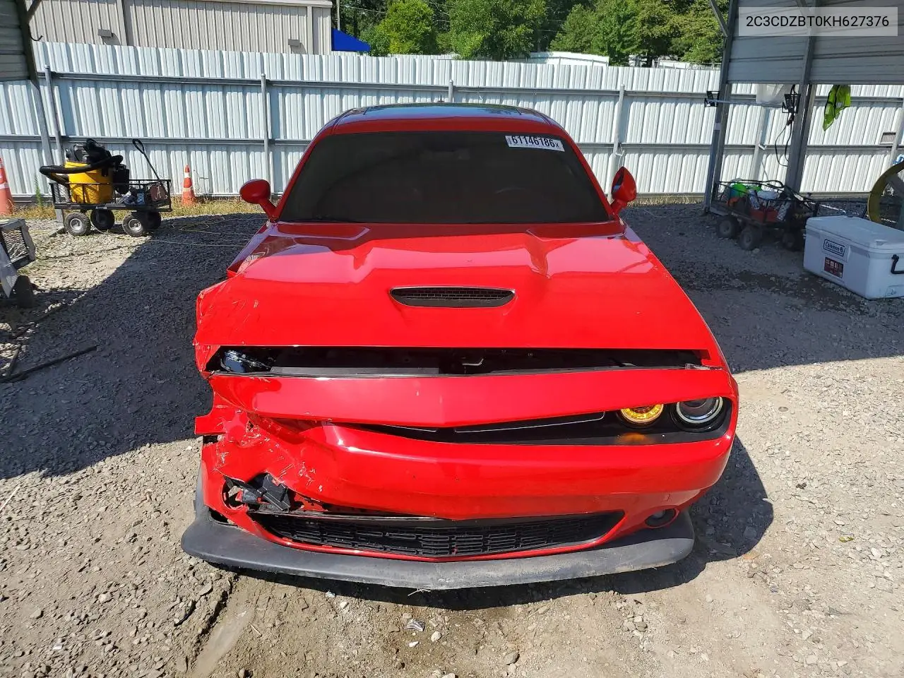 2019 Dodge Challenger R/T VIN: 2C3CDZBT0KH627376 Lot: 61146186