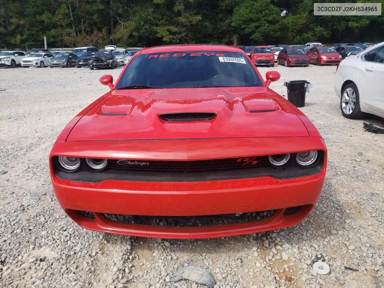 2C3CDZFJ2KH534965 2019 Dodge Challenger