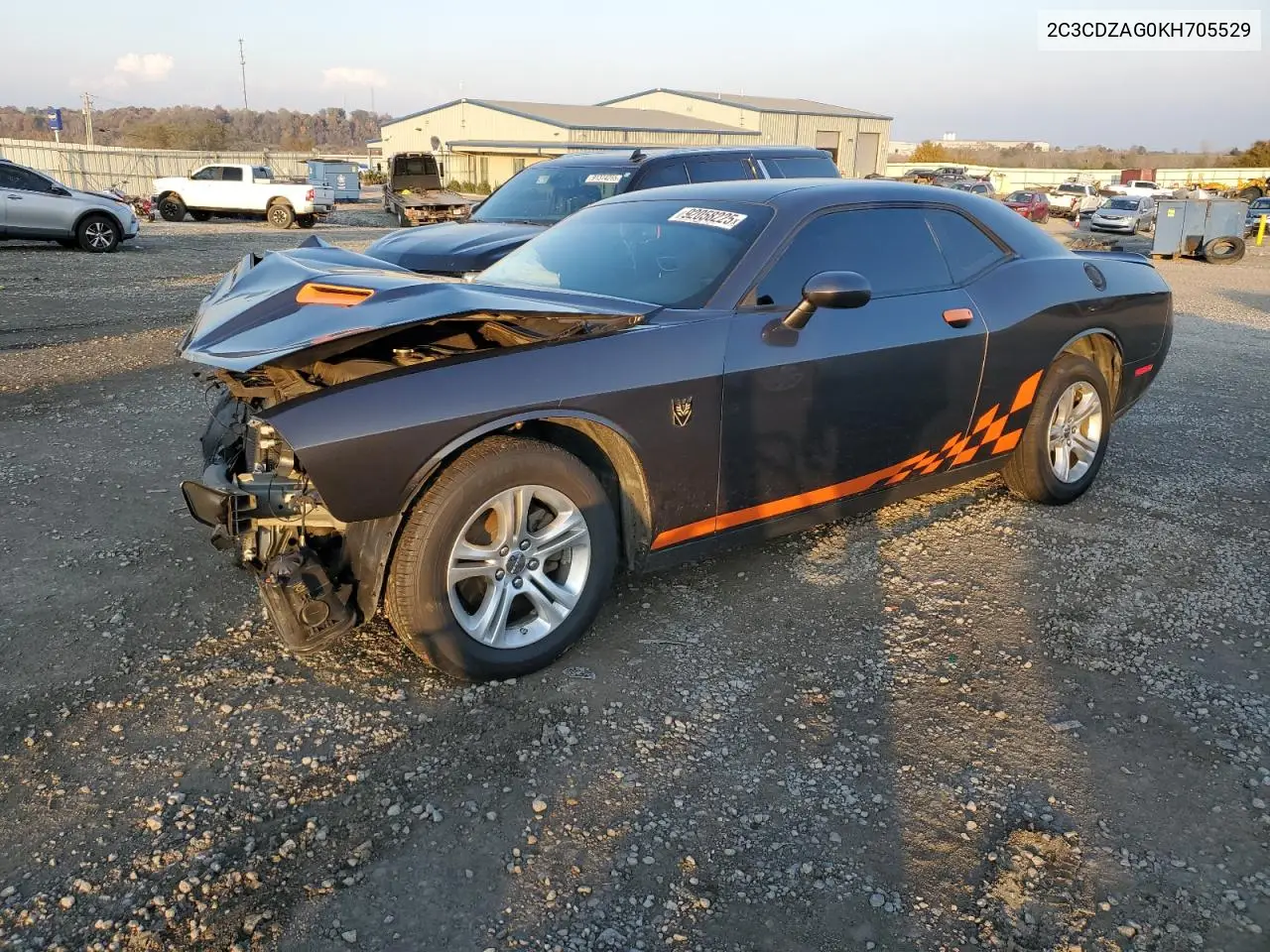 2C3CDZAG0KH705529 2019 Dodge Challenger Sxt