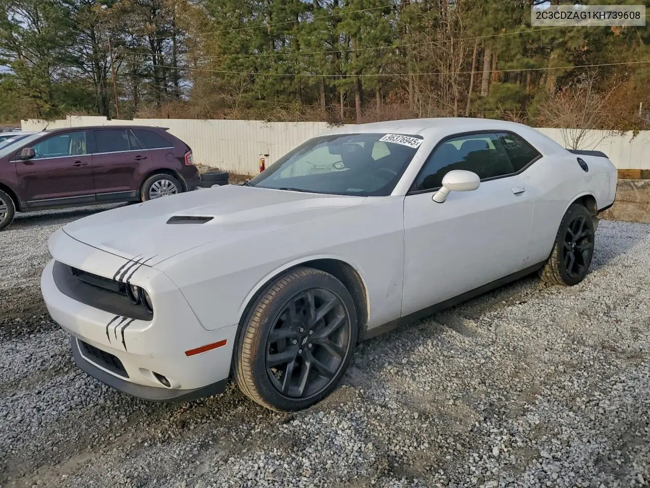2C3CDZAG1KH739608 2019 Dodge Challenger Sxt