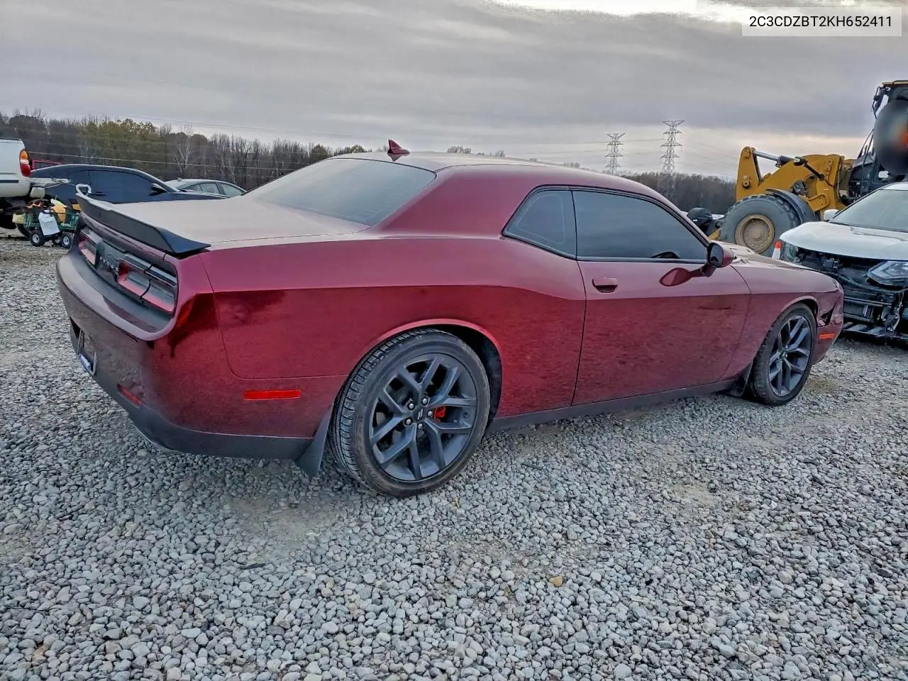 2C3CDZBT2KH652411 2019 Dodge Challenger R/T