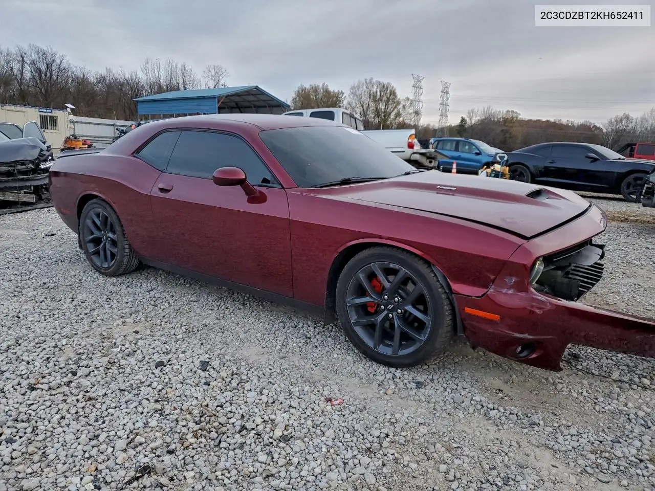 2C3CDZBT2KH652411 2019 Dodge Challenger R/T