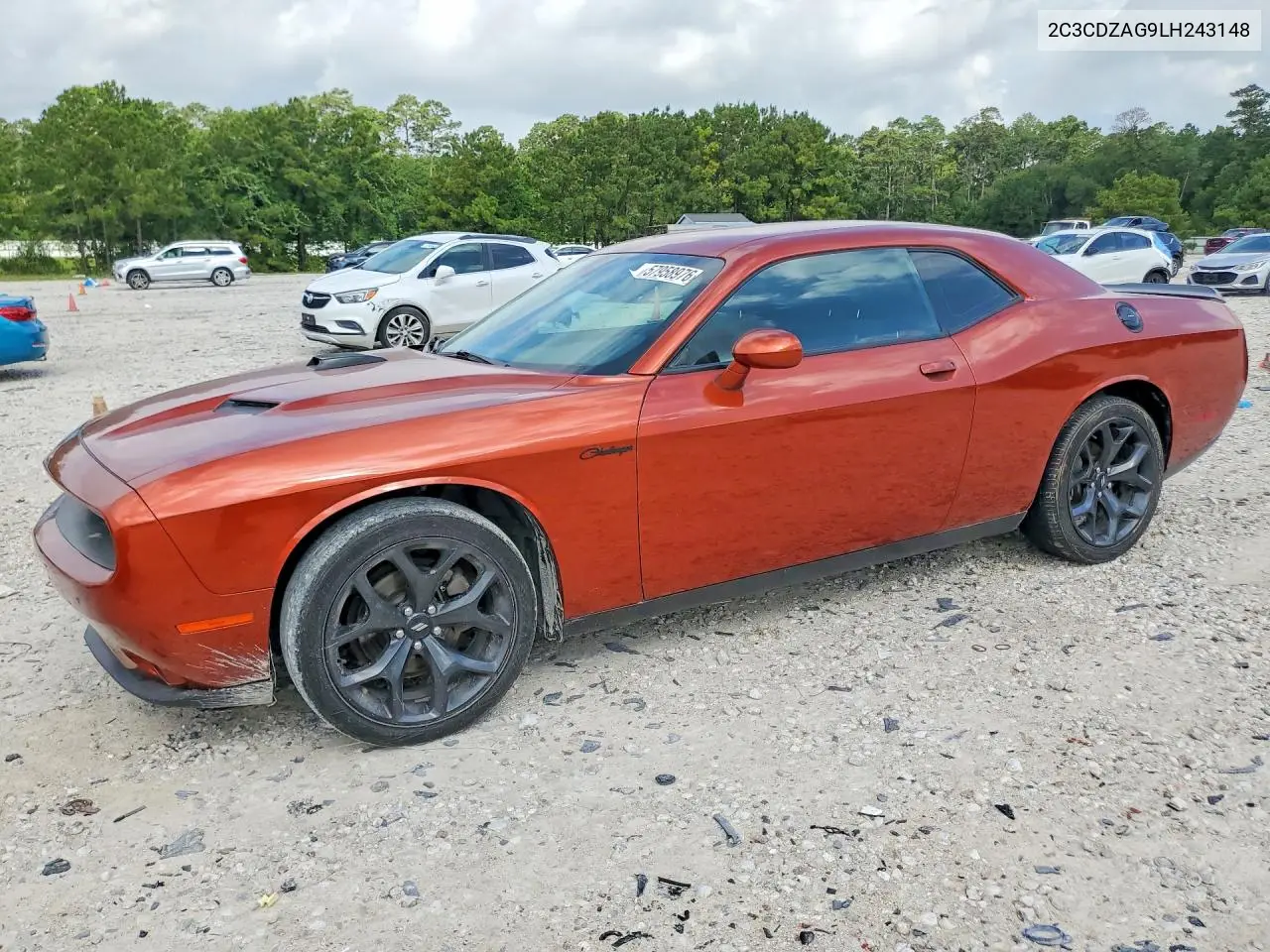 2020 Dodge Challenger Sxt VIN: 2C3CDZAG9LH243148 Lot: 57958976
