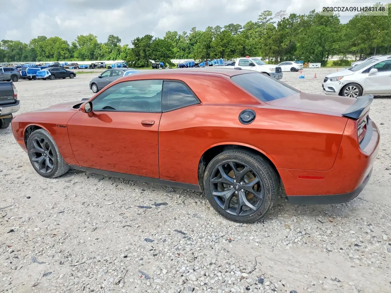 2020 Dodge Challenger Sxt VIN: 2C3CDZAG9LH243148 Lot: 57958976
