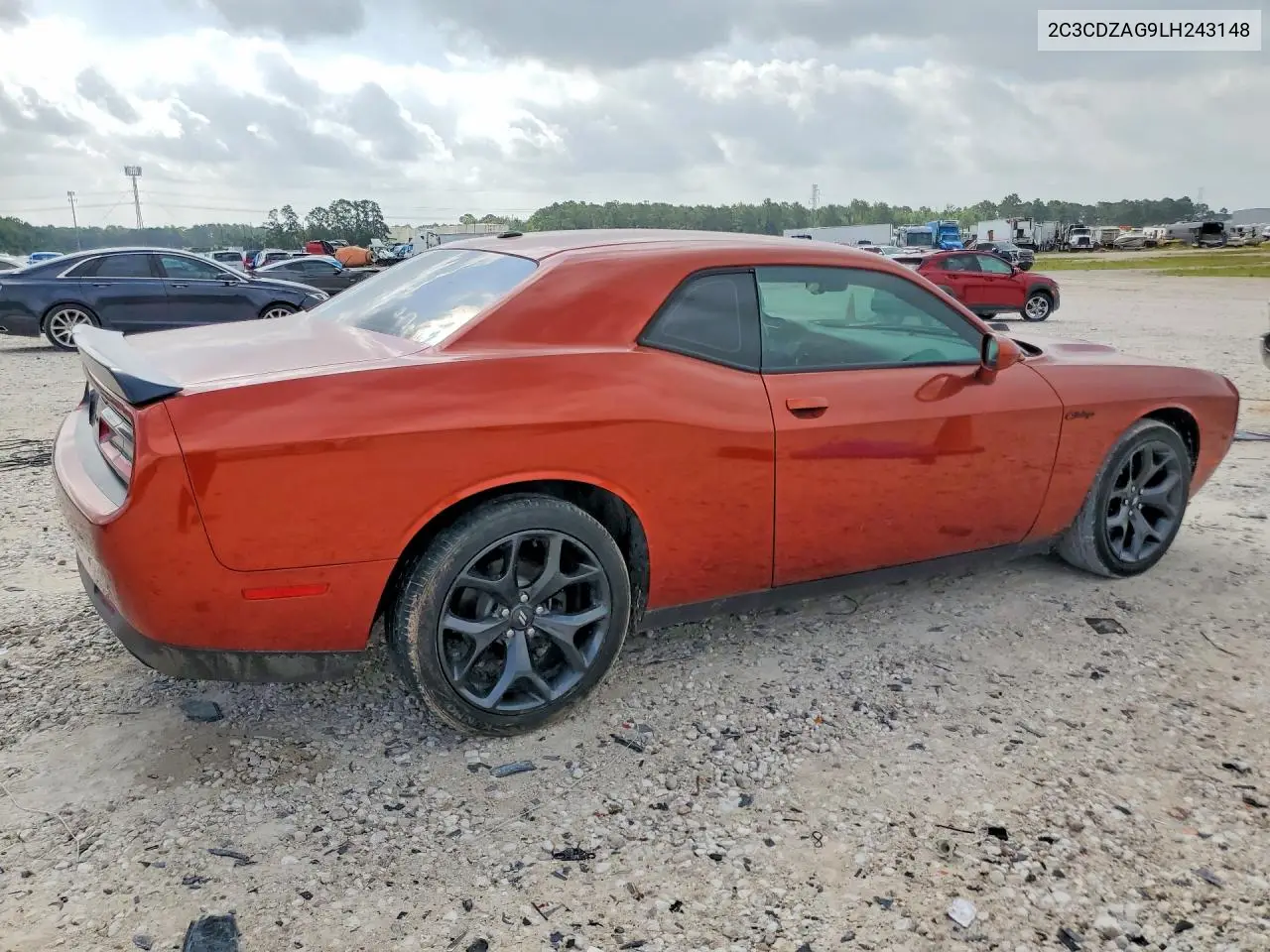 2020 Dodge Challenger Sxt VIN: 2C3CDZAG9LH243148 Lot: 57958976