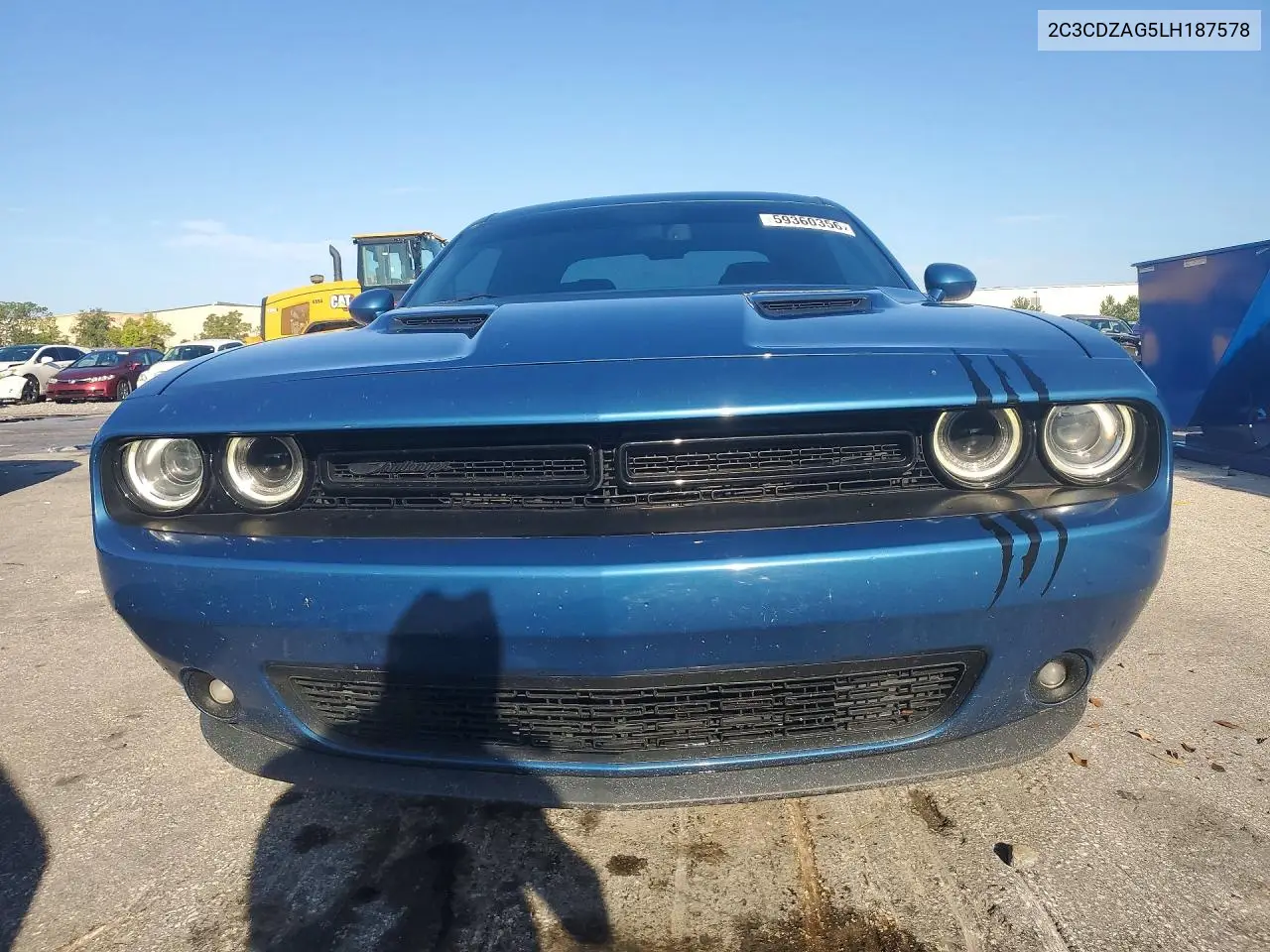 2020 Dodge Challenger Sxt VIN: 2C3CDZAG5LH187578 Lot: 59360356