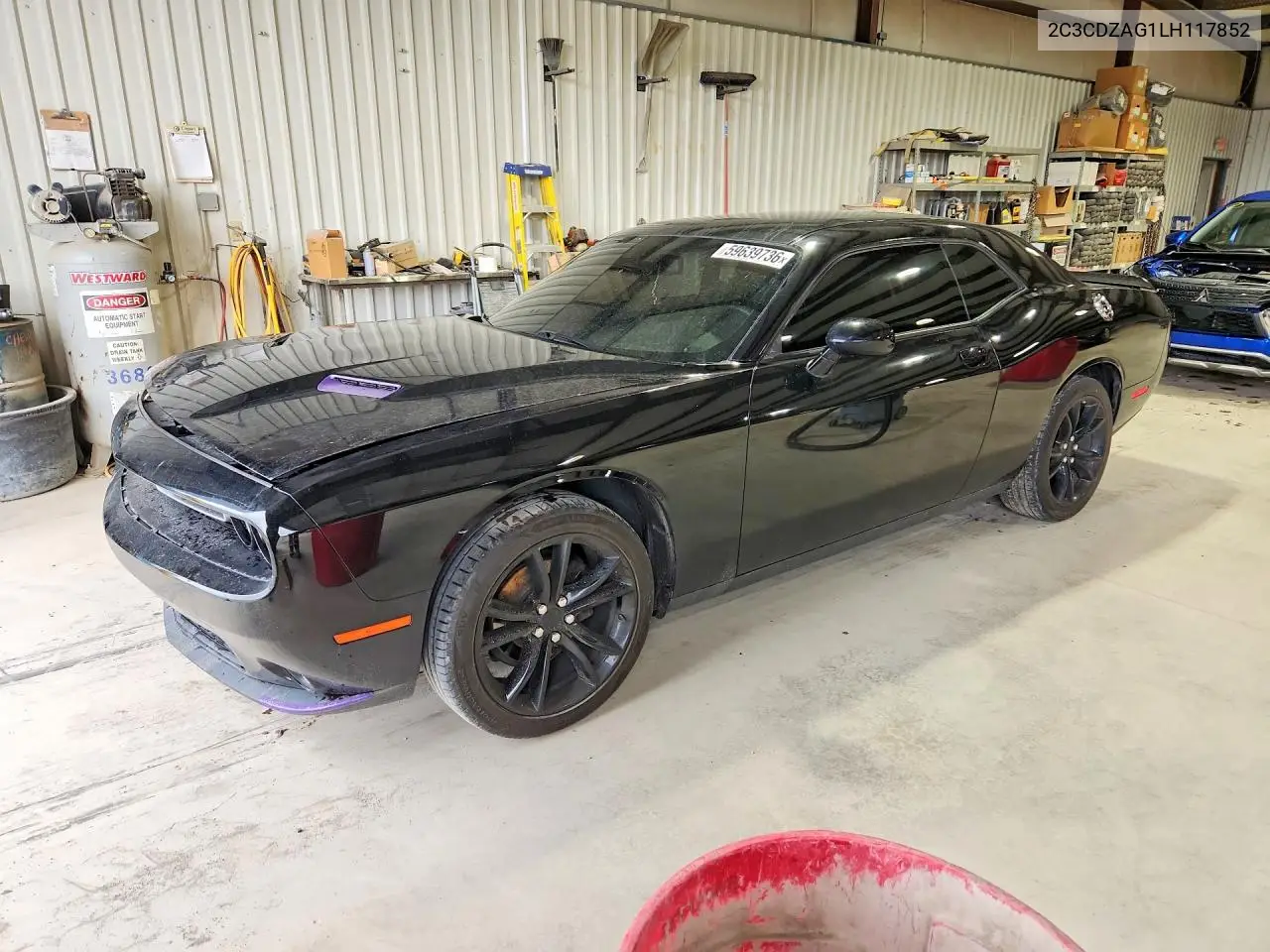 2020 Dodge Challenger Sxt VIN: 2C3CDZAG1LH117852 Lot: 59639736