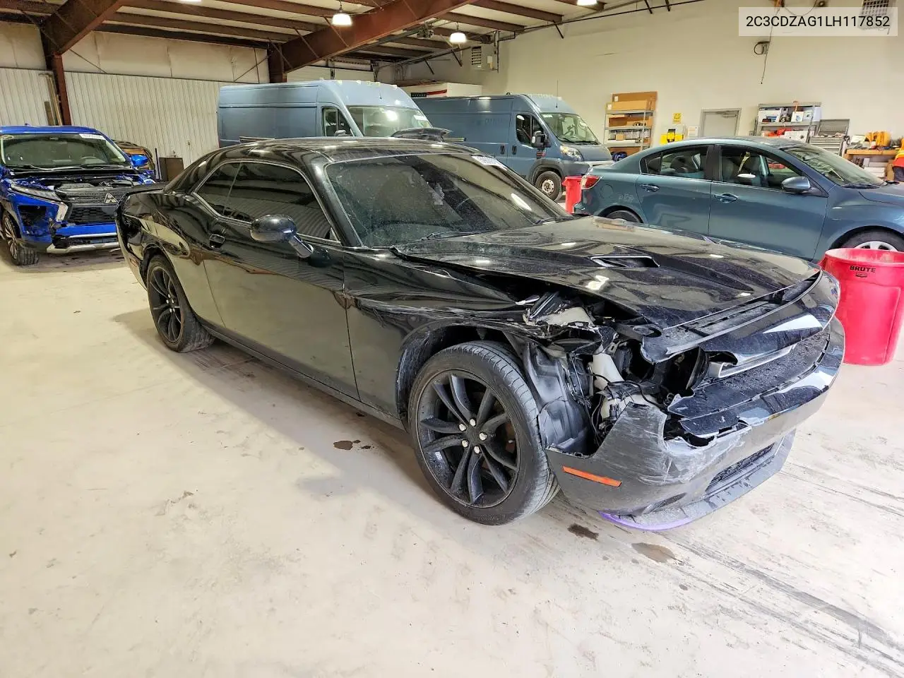 2020 Dodge Challenger Sxt VIN: 2C3CDZAG1LH117852 Lot: 59639736