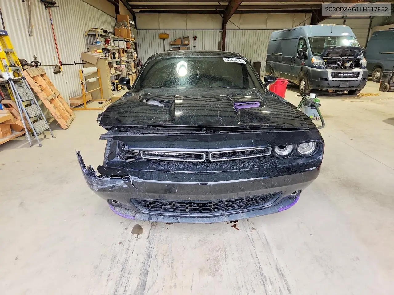 2020 Dodge Challenger Sxt VIN: 2C3CDZAG1LH117852 Lot: 59639736