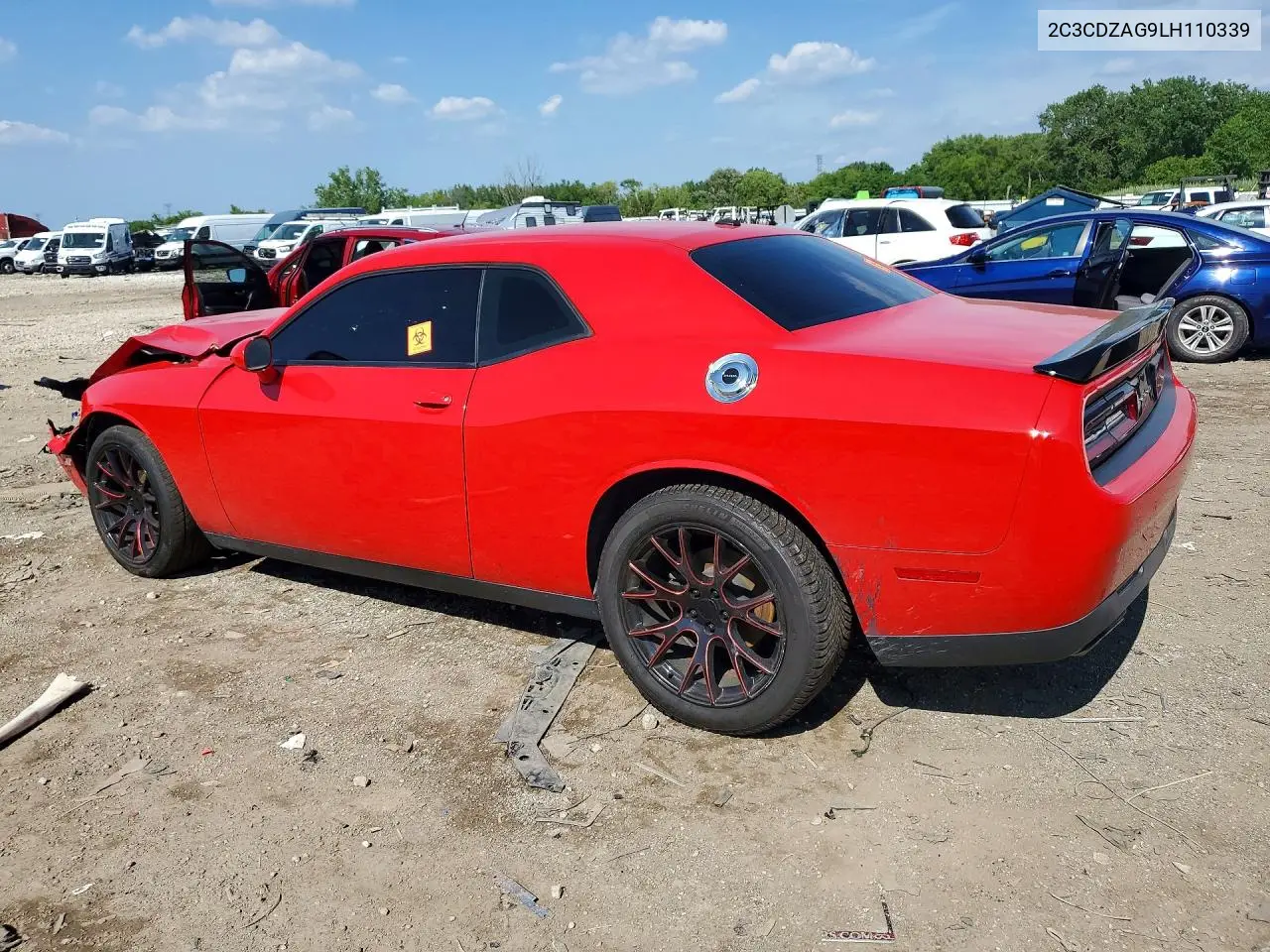 2020 Dodge Challenger Sxt VIN: 2C3CDZAG9LH110339 Lot: 60377836