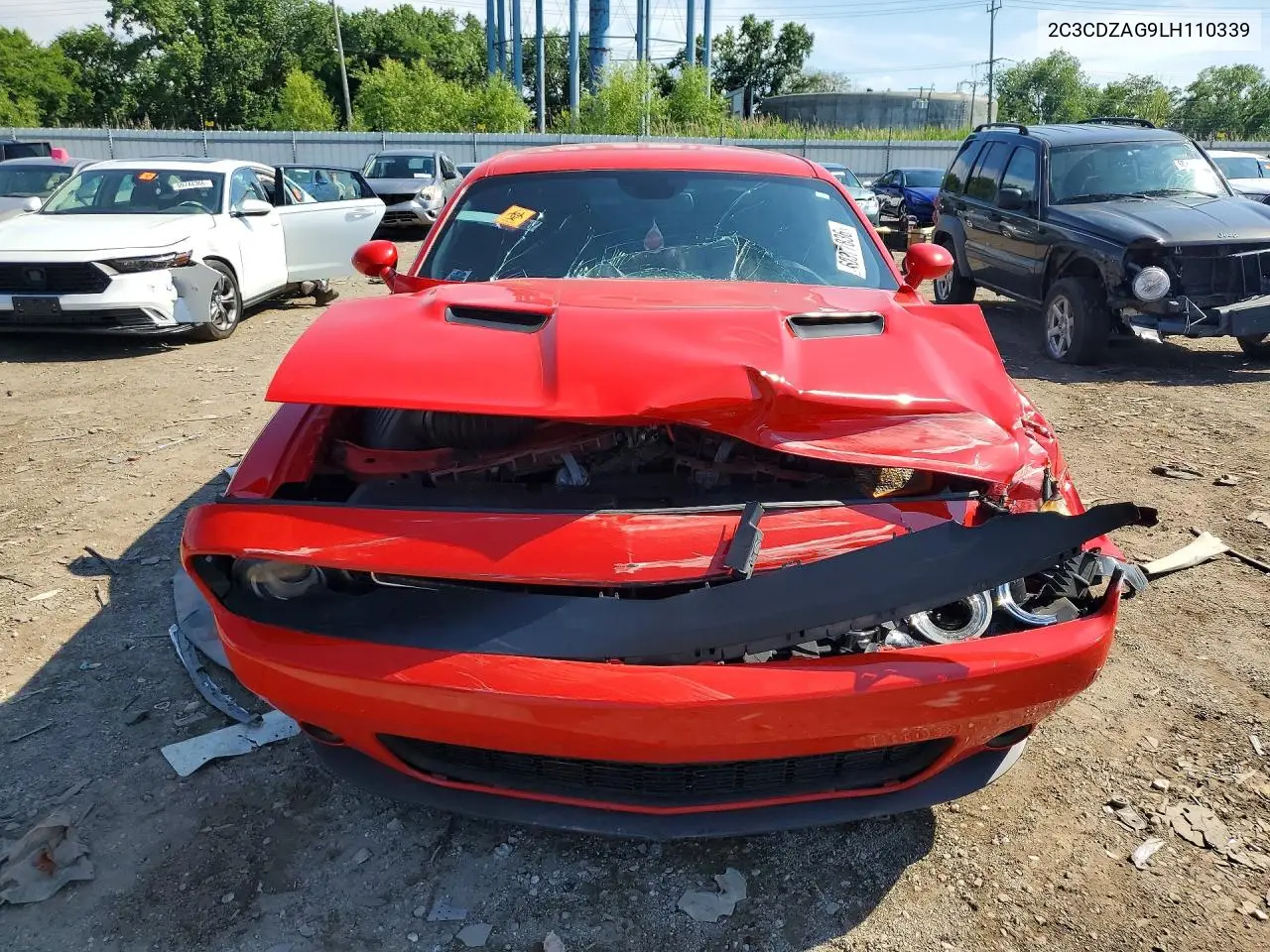 2020 Dodge Challenger Sxt VIN: 2C3CDZAG9LH110339 Lot: 60377836