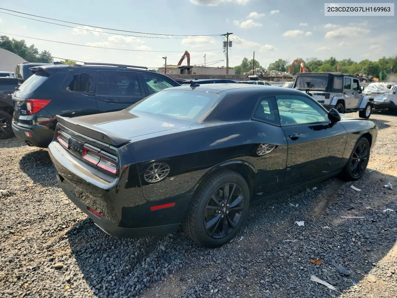 2020 Dodge Challenger Sxt VIN: 2C3CDZGG7LH169963 Lot: 60468406
