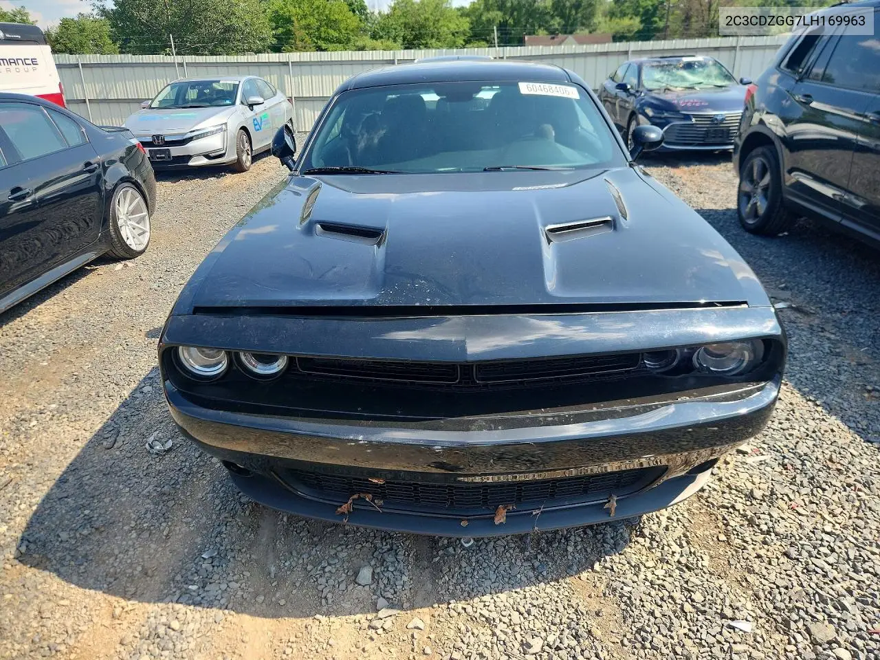 2020 Dodge Challenger Sxt VIN: 2C3CDZGG7LH169963 Lot: 60468406