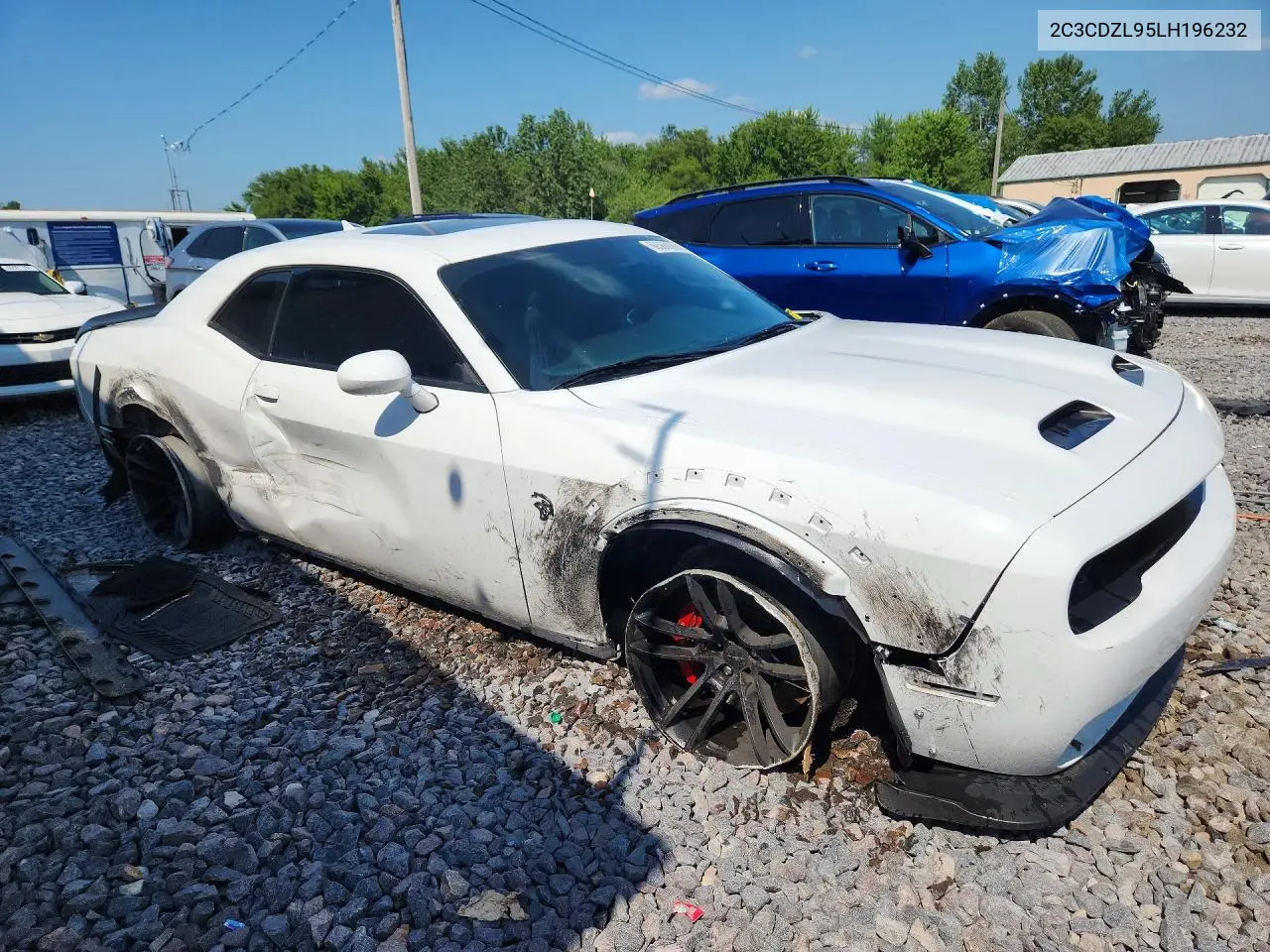 2020 Dodge Challenger Srt Hellcat Redeye VIN: 2C3CDZL95LH196232 Lot: 60568906