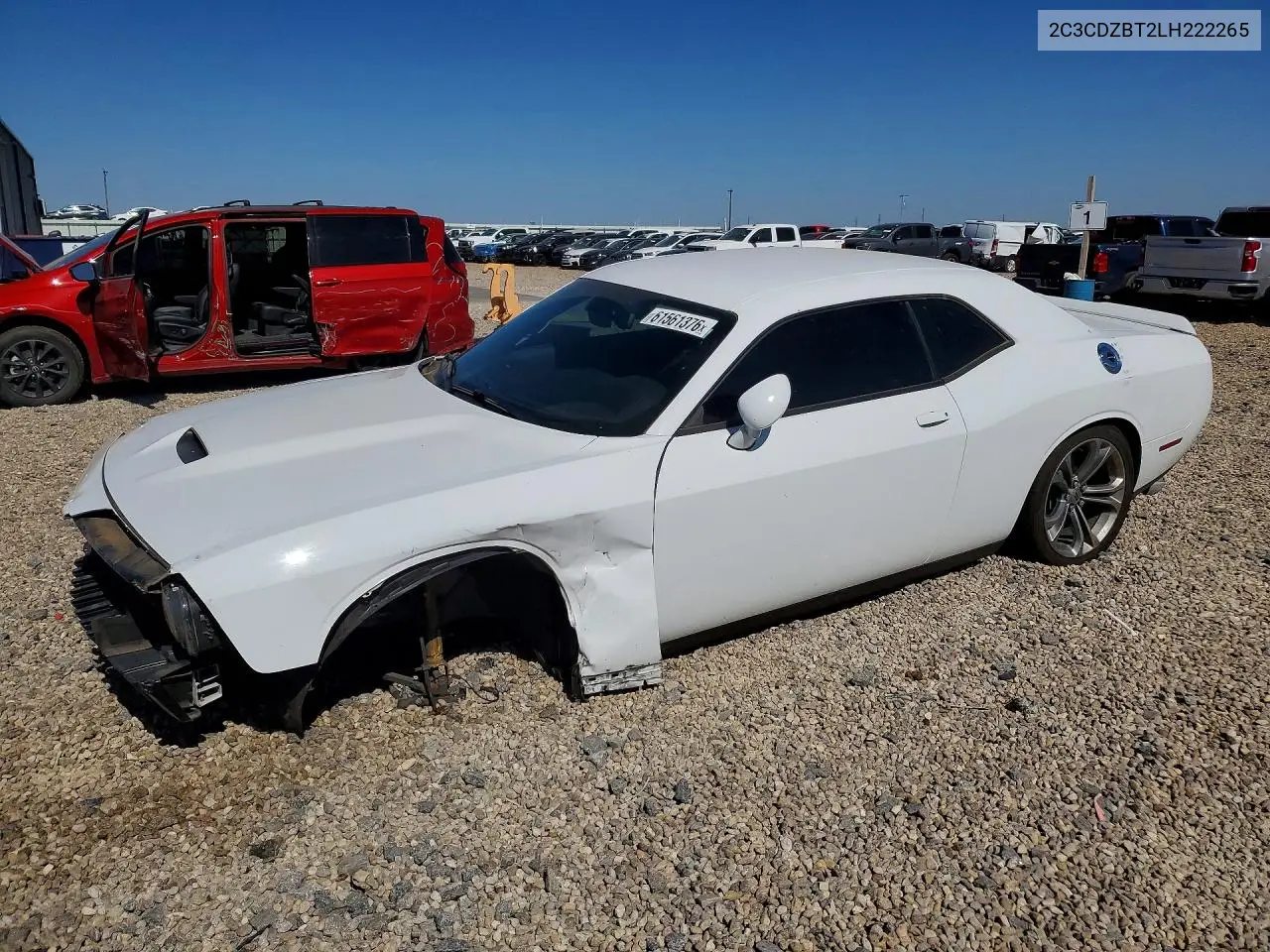 2020 Dodge Challenger R/T VIN: 2C3CDZBT2LH222265 Lot: 61561376