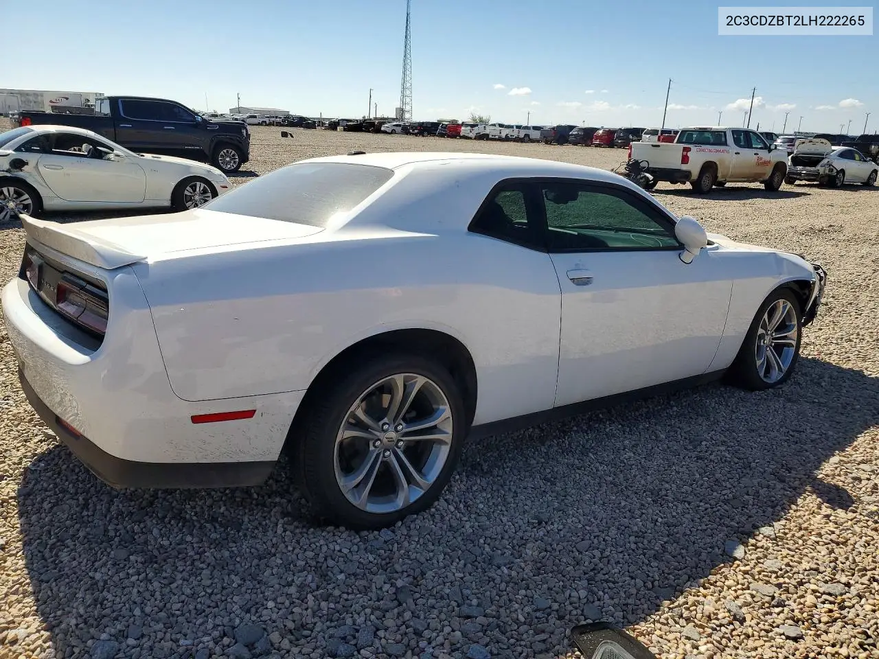 2020 Dodge Challenger R/T VIN: 2C3CDZBT2LH222265 Lot: 61561376
