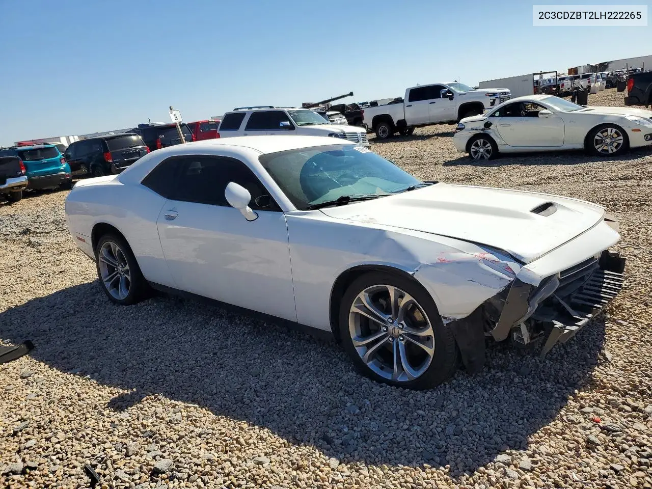 2020 Dodge Challenger R/T VIN: 2C3CDZBT2LH222265 Lot: 61561376
