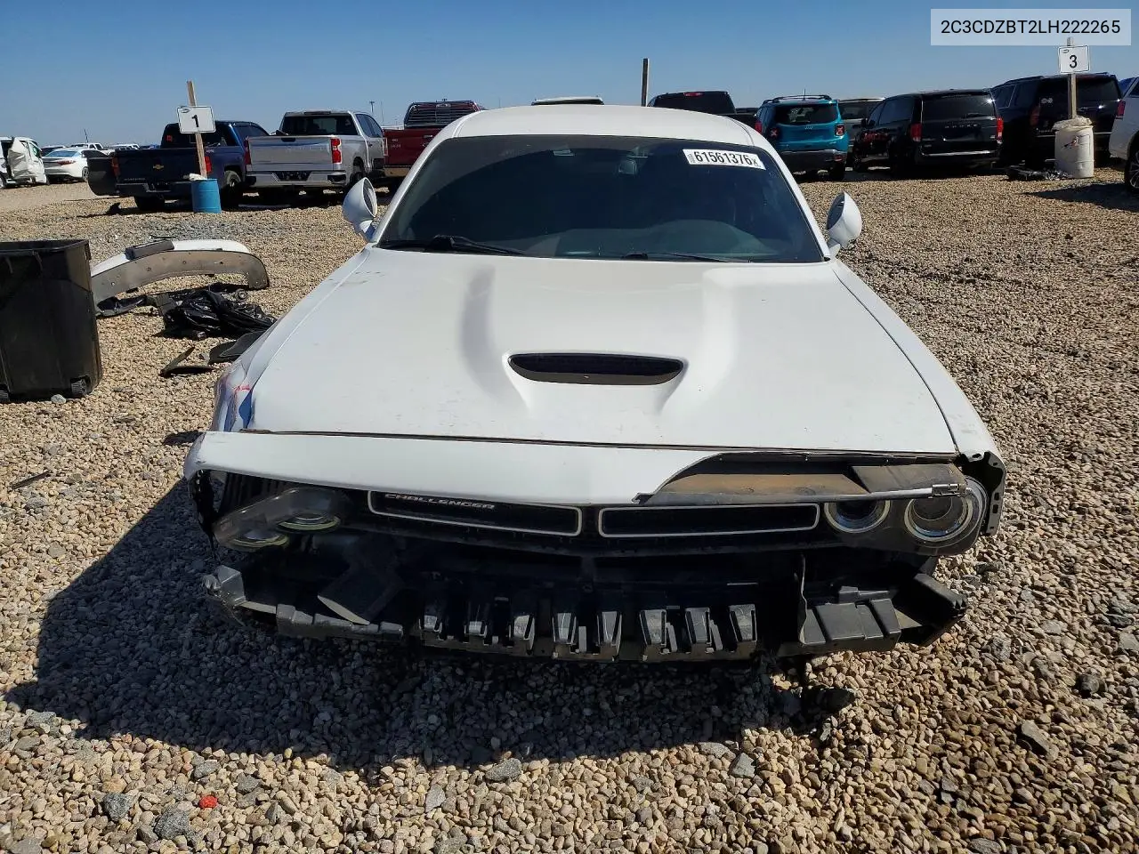 2020 Dodge Challenger R/T VIN: 2C3CDZBT2LH222265 Lot: 61561376