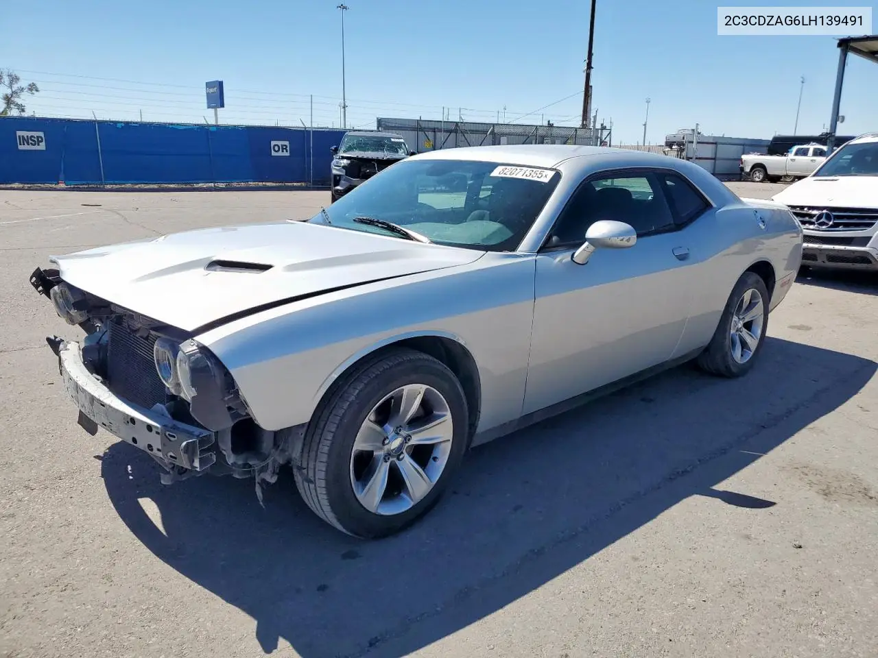 2C3CDZAG6LH139491 2020 Dodge Challenger Sxt