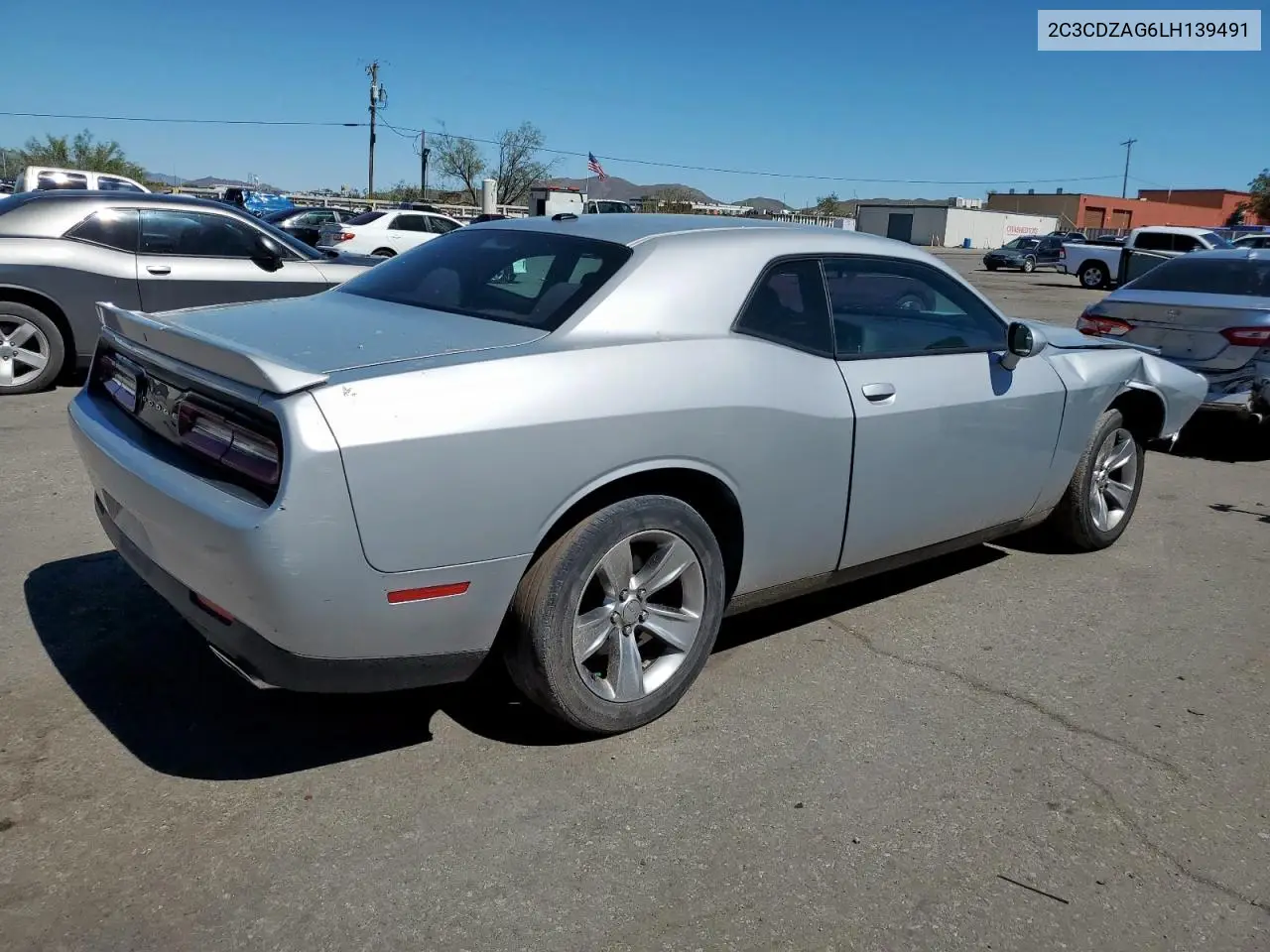2C3CDZAG6LH139491 2020 Dodge Challenger Sxt