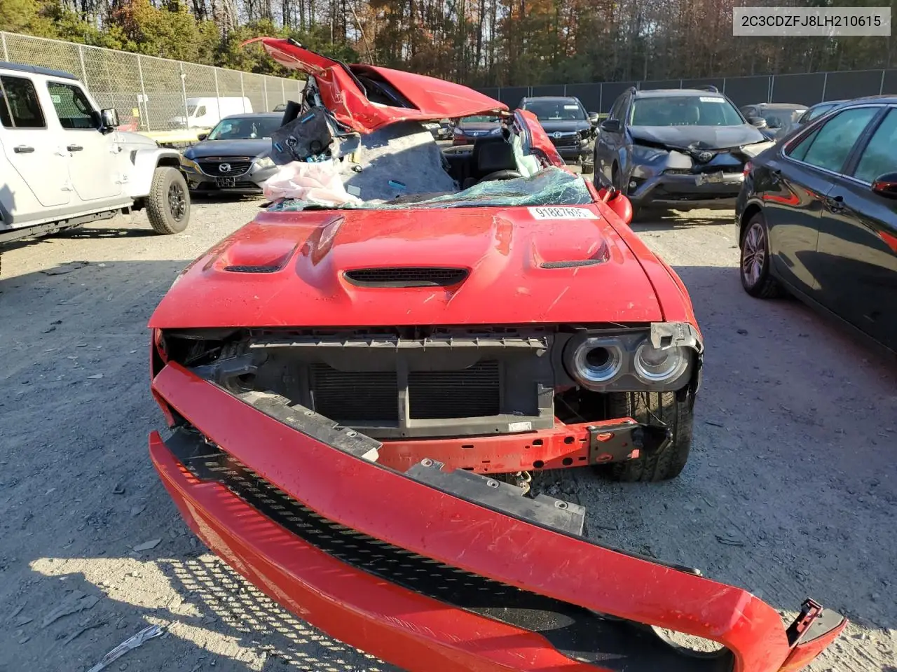 2C3CDZFJ8LH210615 2020 Dodge Challenger R/T Scat Pack