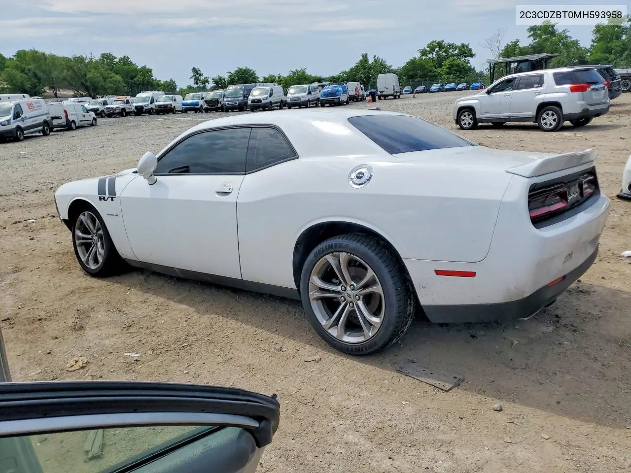 2021 Dodge Challenger R/T VIN: 2C3CDZBT0MH593958 Lot: 58096686
