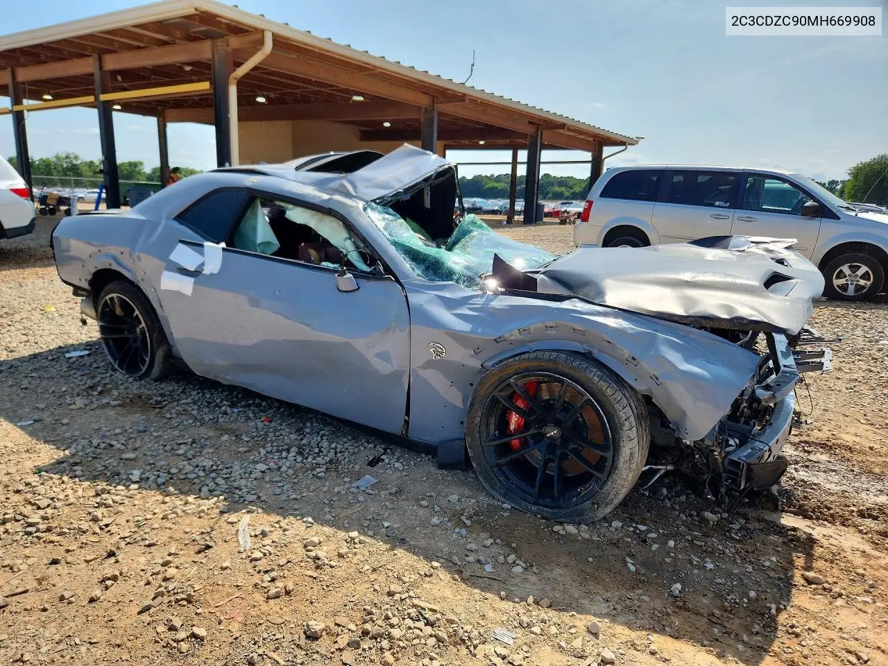 2021 Dodge Challenger Srt Hellcat VIN: 2C3CDZC90MH669908 Lot: 58698586