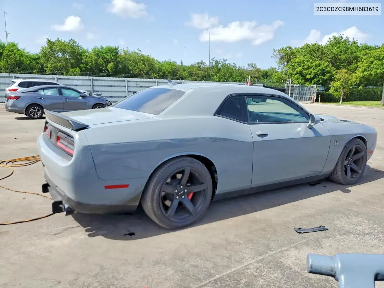 2021 Dodge Challenger Srt Hellcat VIN: 2C3CDZC98MH683619 Lot: 59293746